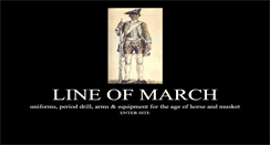 Desktop Screenshot of lineofmarch.com